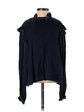Opening Ceremony Persian Blue Twill Blouse (view 1)