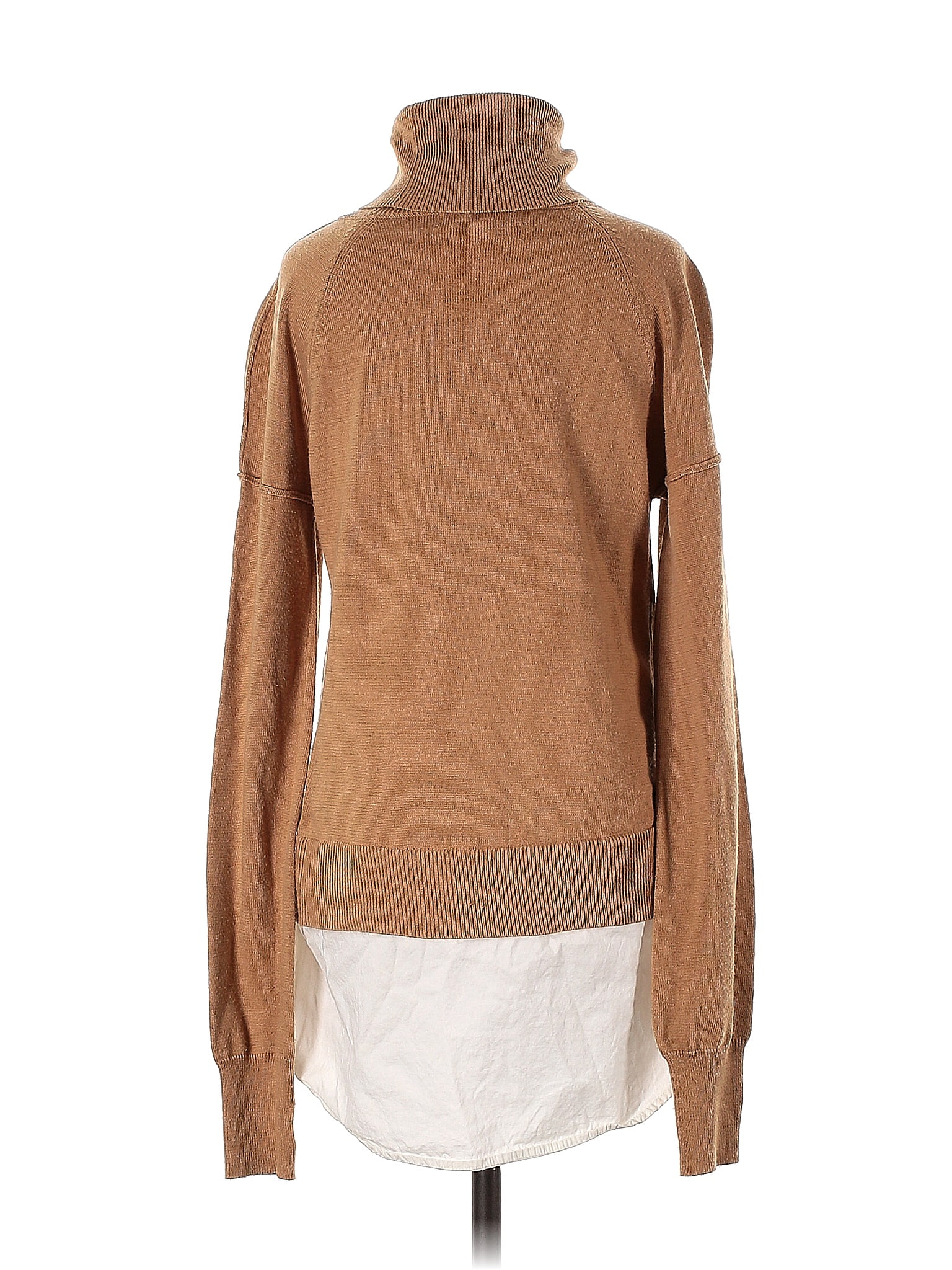 Boxy Ribbed Knit Cashmere Pullover
