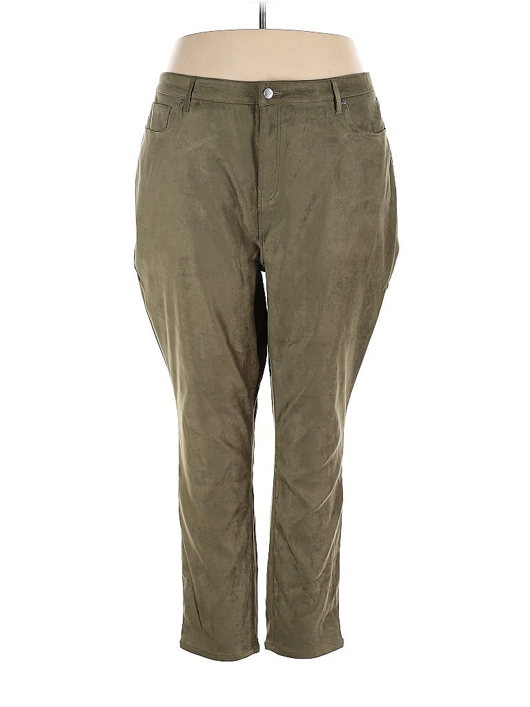 J.Jill Solid Brown Casual Pants Size 3X (Plus) - 66% off