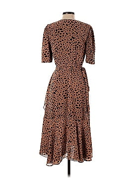 Fame And Partners Leopard High Low Wrap Dress (view 2)