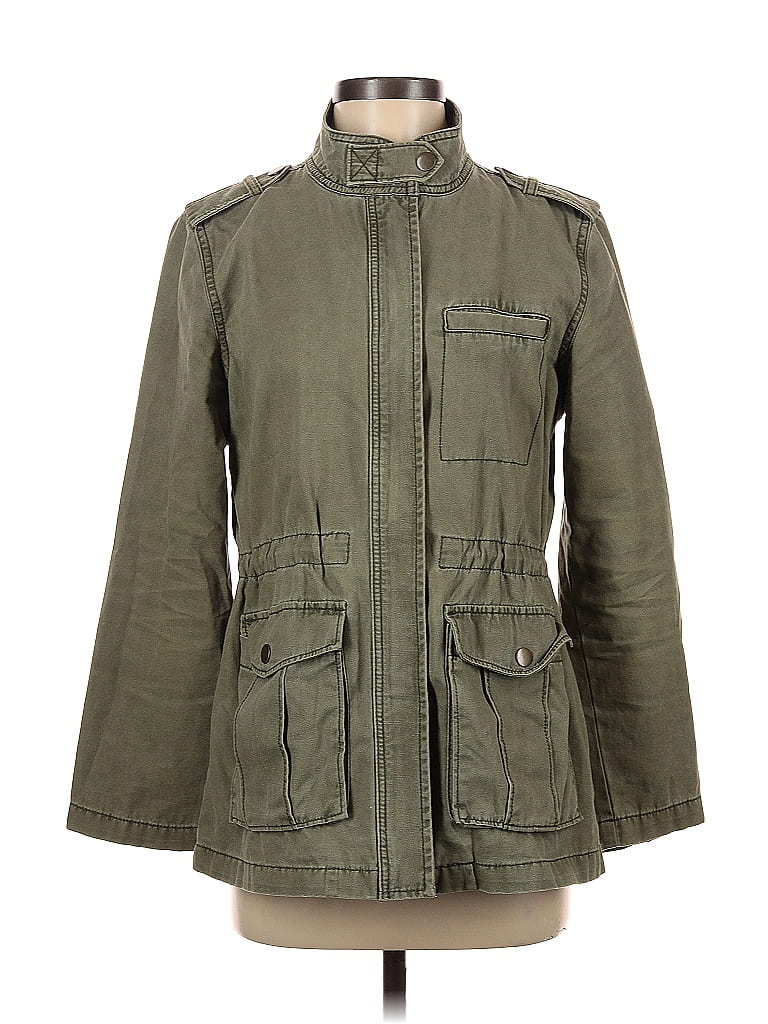 Pre-owned Bp. Coat In Green