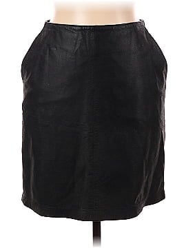 Evan Davies Leather Skirt (view 1)
