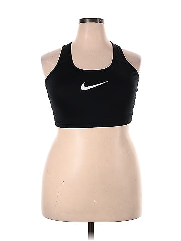 Nike Black Sports Bra Size 2X (Plus) - 52% off