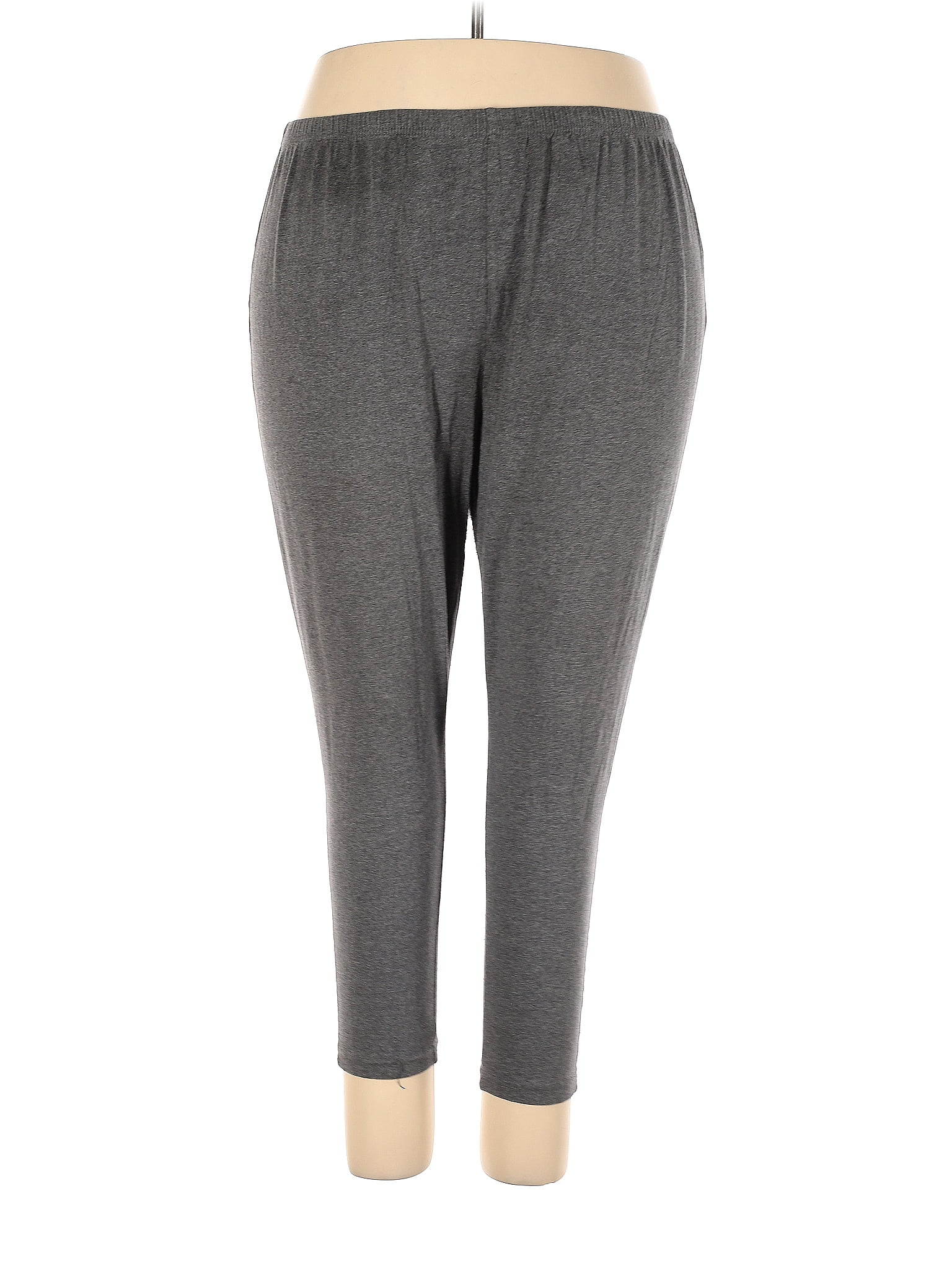 Leggings Élastiques Gris Taille S (4-6) Faded Glory - Pour Une Tenue Décontractée
