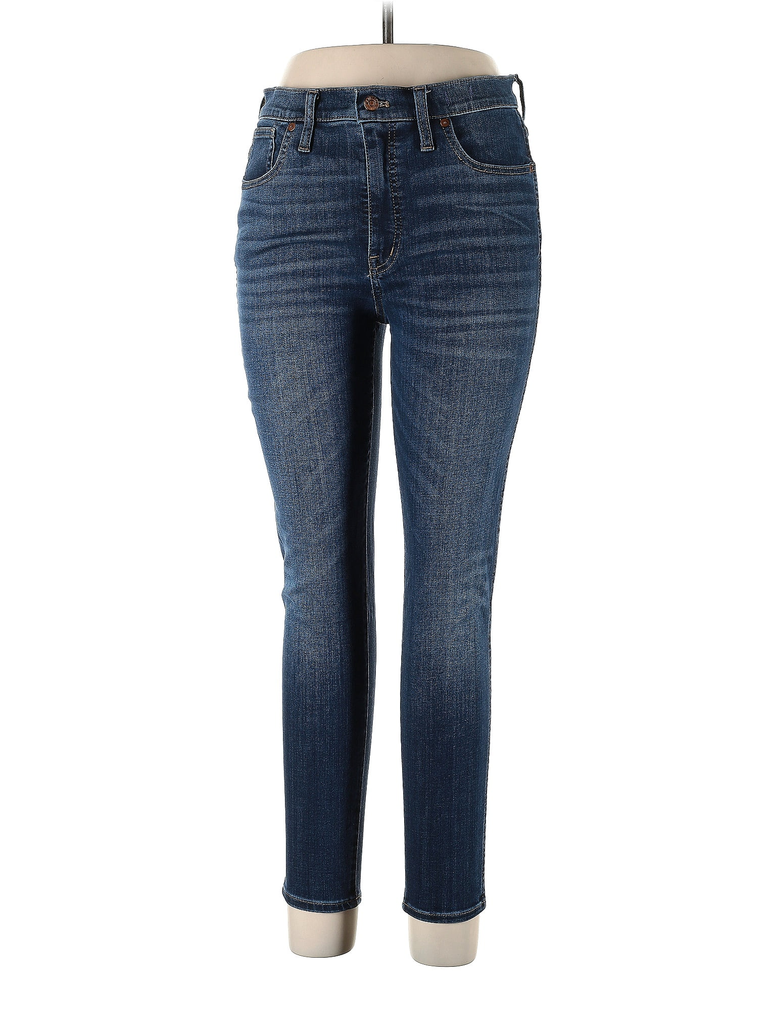 Tall 10 High-Rise Skinny Jeans in Danny Wash: TENCEL™ Denim Edition