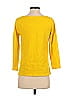 J.Crew 100% Cotton Yellow 3/4 Sleeve T-Shirt Size XS - photo 2