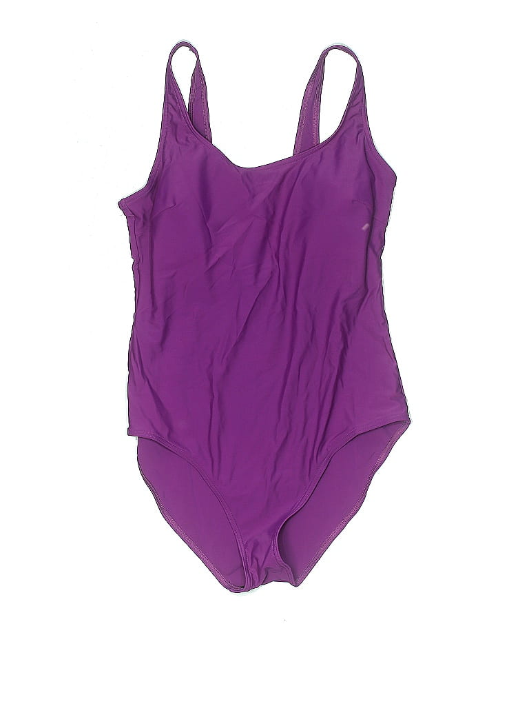 Assorted Brands Solid Purple One Piece Swimsuit Size 14 39 Off Thredup 2366