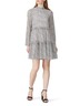 Ted Baker London 100% Polyester Marled Tweed Silver Phenia Dress Size 4 (1) - photo 3
