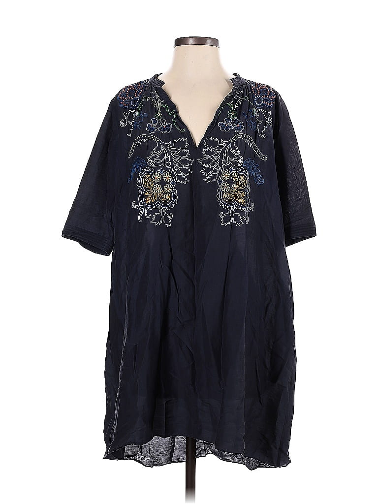 Megan Park Navy Blue Casual Dress Size 4 (0) - 81% off | thredUP