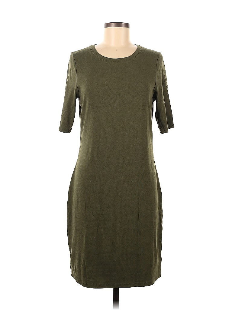 Gap Solid Green Casual Dress Size M - 72% off | ThredUp