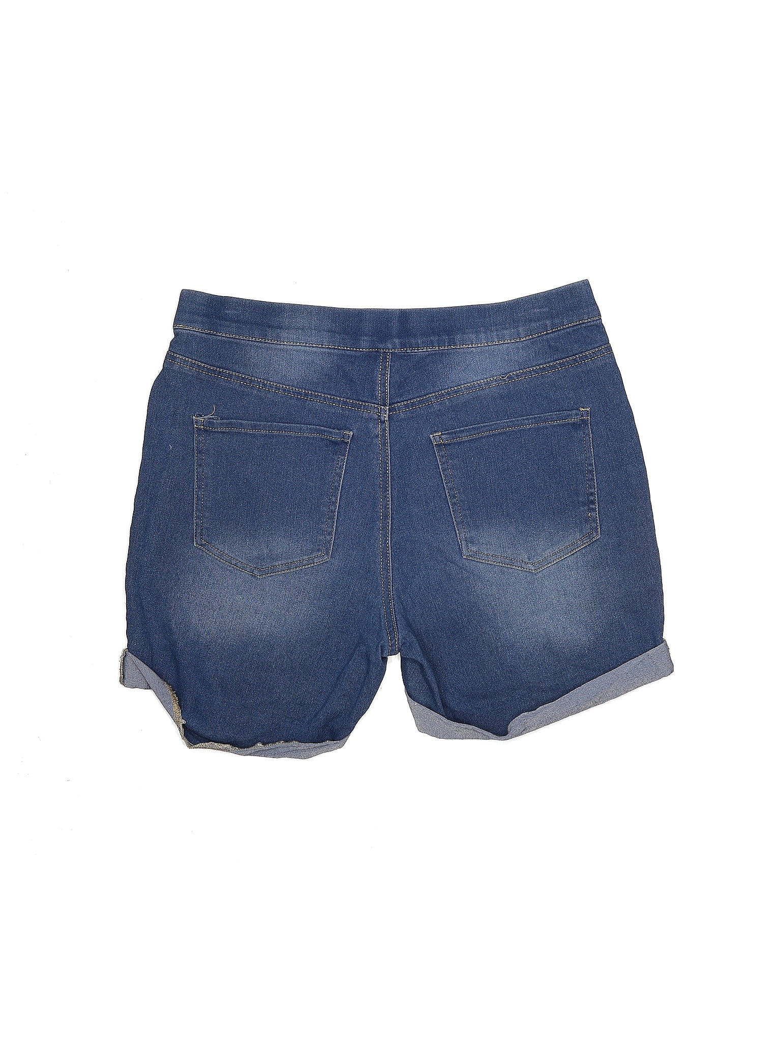 Just Be Solid Blue Denim Shorts Size S - 37% off