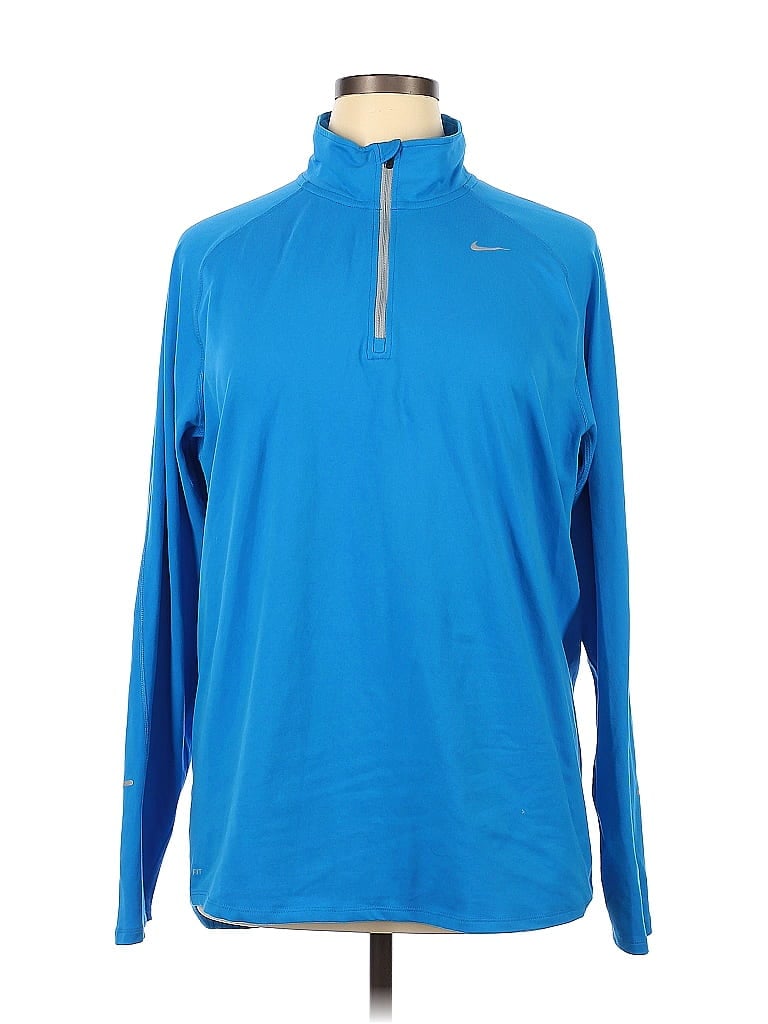 Nike Blue Track Jacket Size XL - photo 1