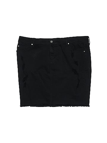 Black denim 2025 skirt size 22