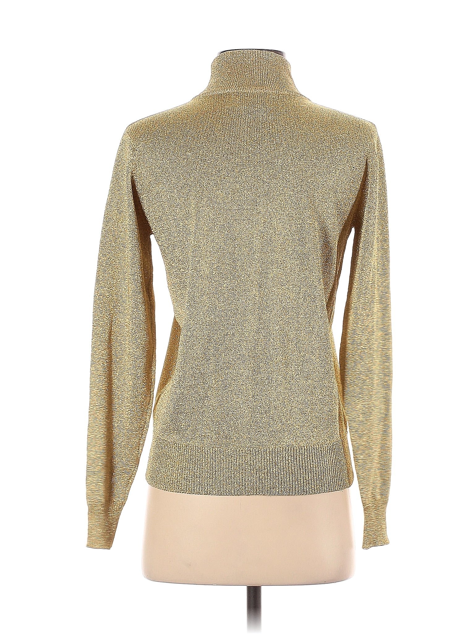 Gold hot sale metallic turtleneck