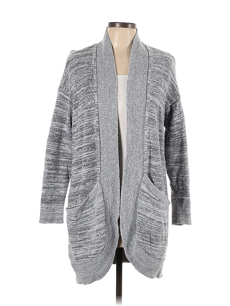 Soma Color Block Marled Gray Cardigan Size L - 63% off | thredUP