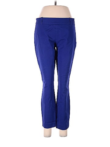 J.Crew Solid Sapphire Blue Casual Pants Size 4 - 80% off