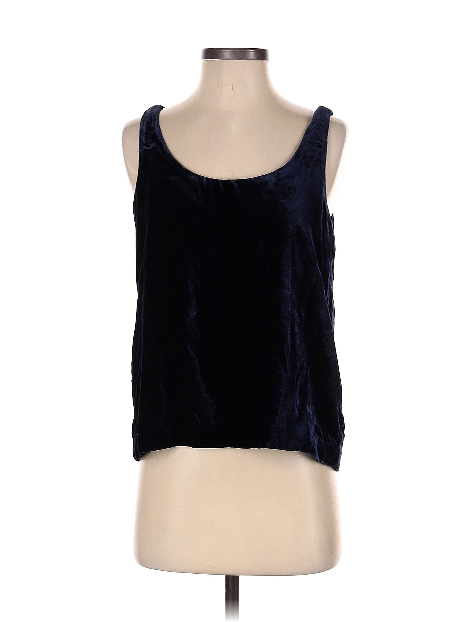 J.Crew Blue Sleeveless Blouse Size 4 - 76% off