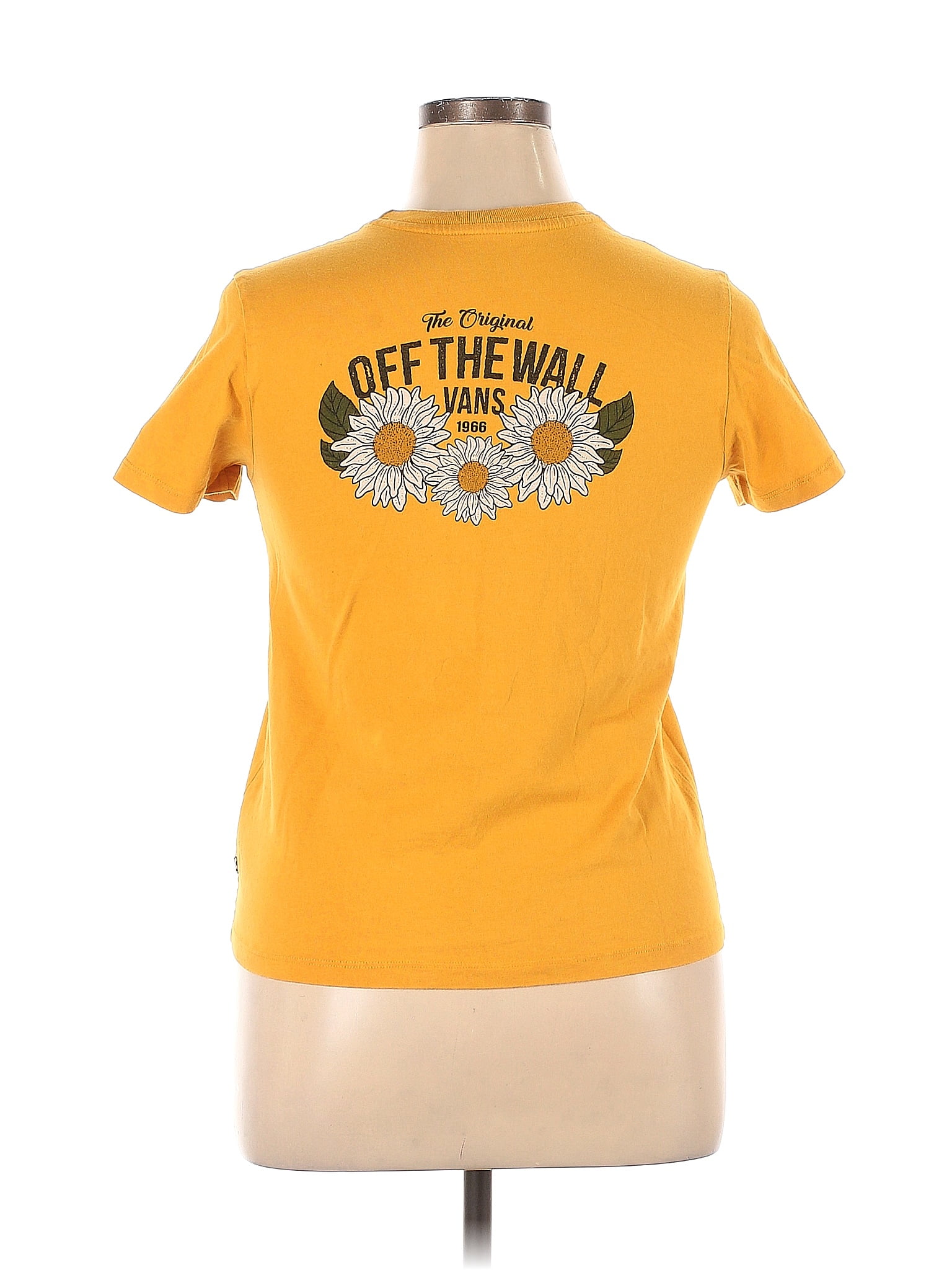 yellow vans off the wall shirt