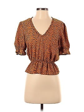 Topshop Short Sleeve Blouse (view 1)