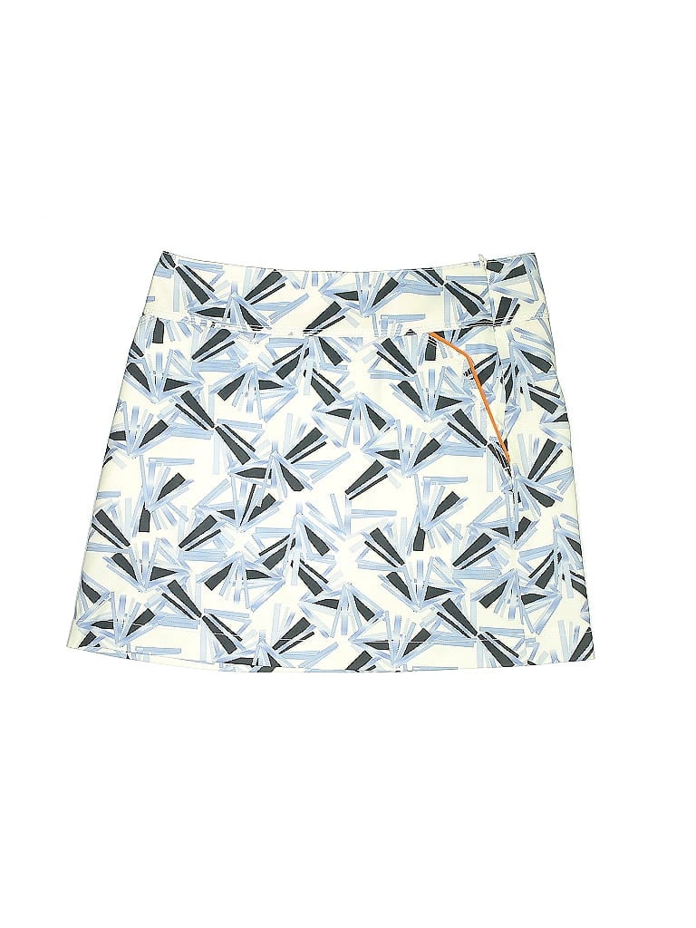 Annika Cutter & Buck 100% Polyester Acid Wash Print Graphic Blue Active Skirt Size 10 - photo 1