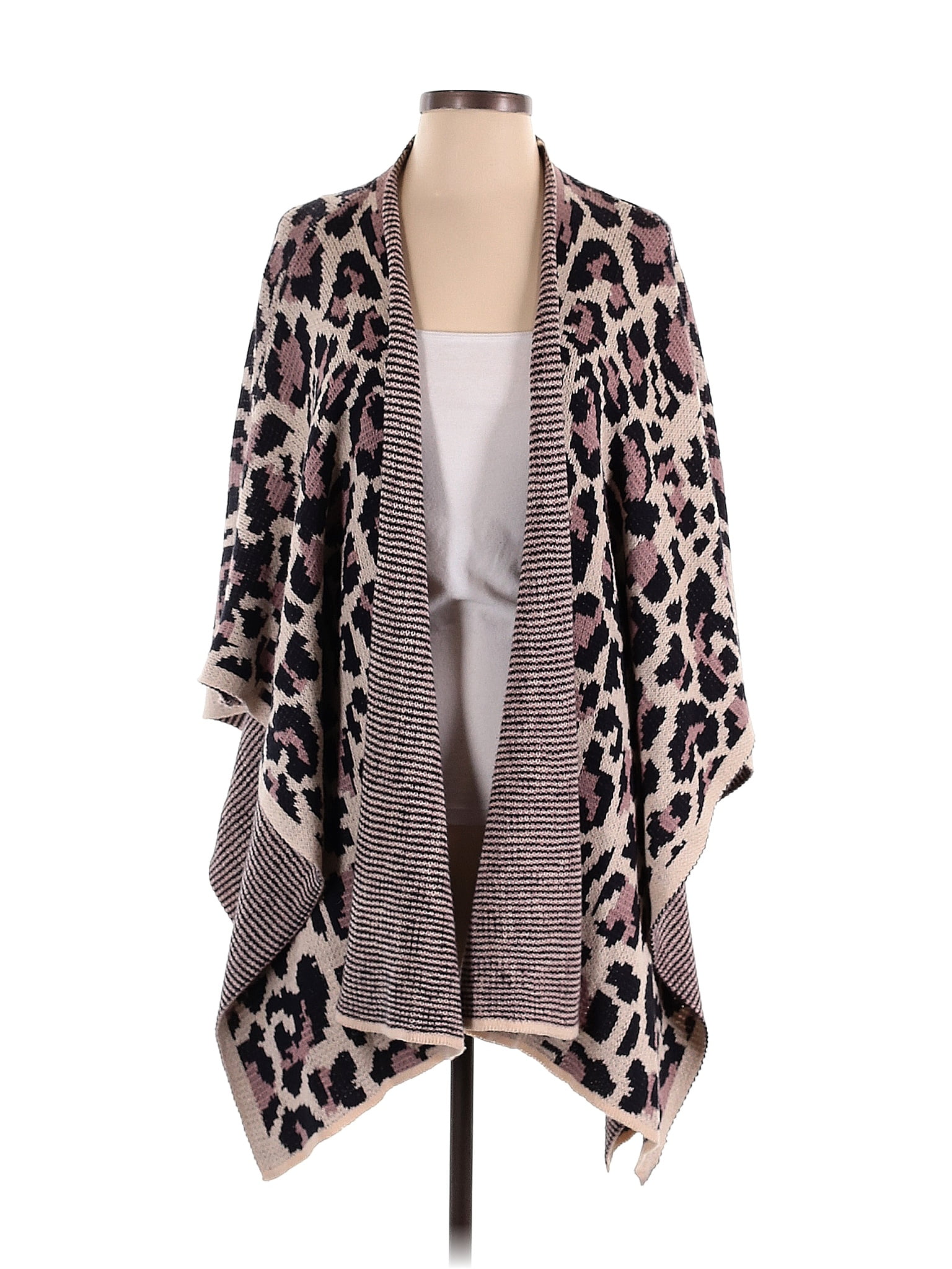 Umgee Leopard Button Down Short Sleeve Cardigan