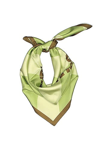 GOLF le FLEUR* 100% Silk Green Silk Scarf One Size - 55% off | ThredUp