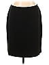 Jones Studio Solid Black Casual Skirt Size 16 - photo 1