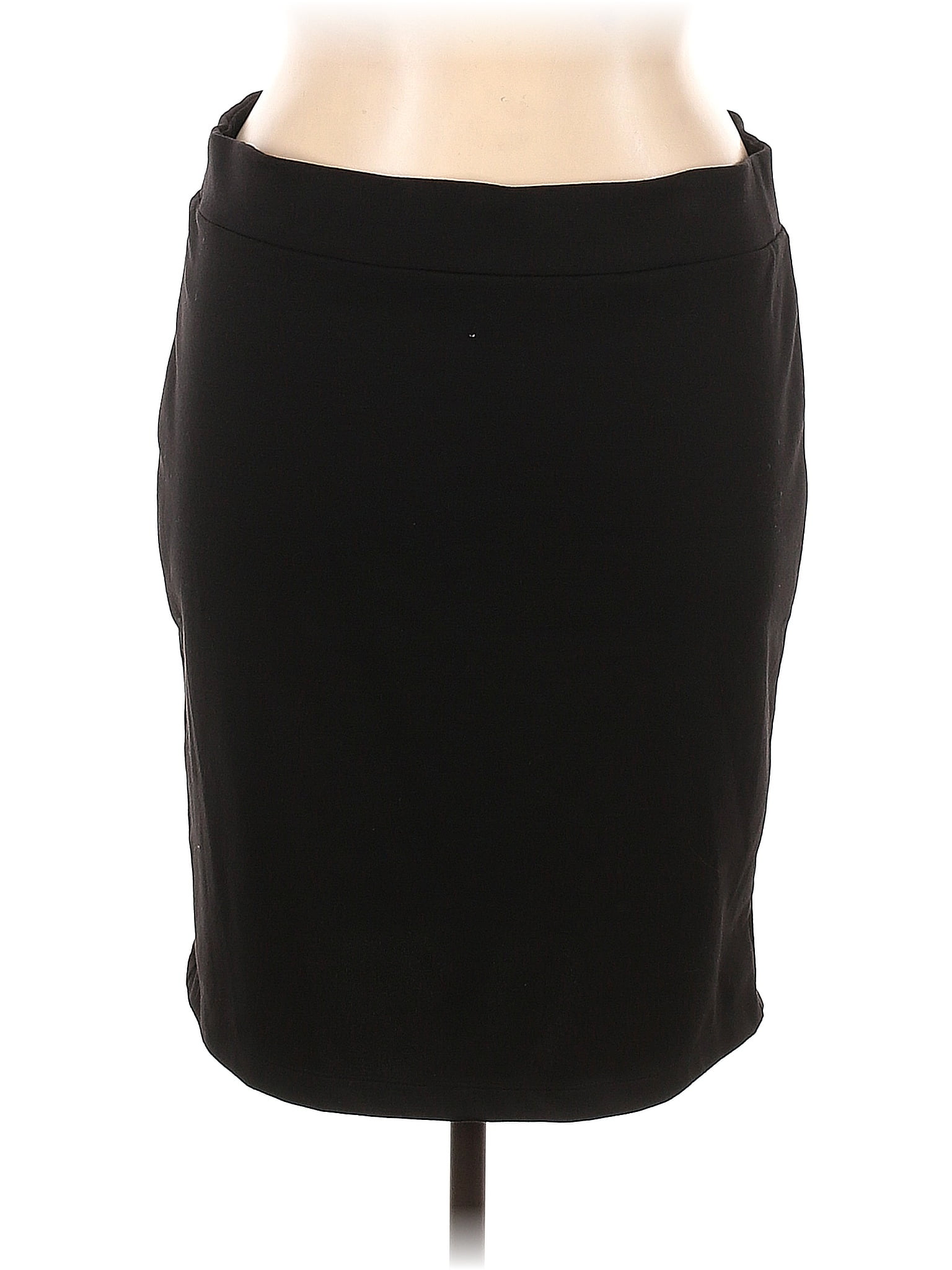 Eci Solid Black Casual Skirt Size Xl 72 Off Thredup