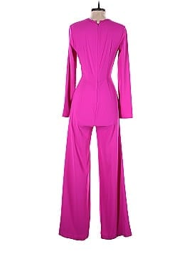 Adam Lippes Collective Long Sleeve Magenta Jumpsuit (view 2)