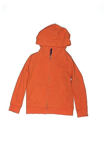 Burnt orange zip up on sale hoodie