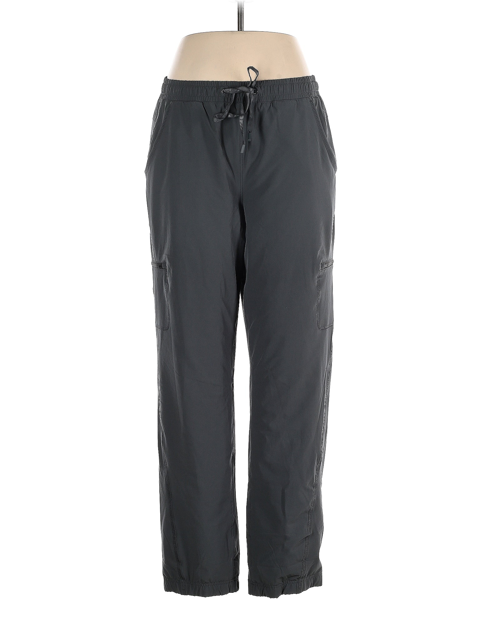 Eddie Bauer Solid Gray Cargo Pants Size 10 67 off thredUP