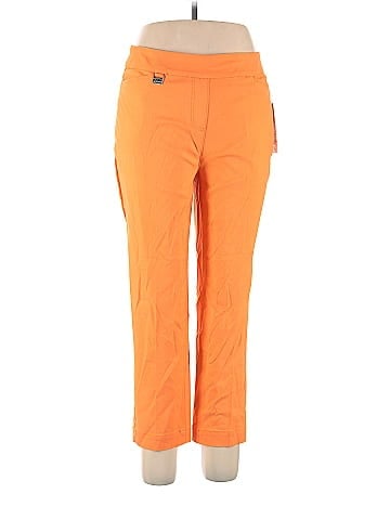 Lulu-B Solid Orange Casual Pants Size 14 - 70% off