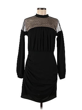 One33 Social Black Illusion Mini Dress (view 1)