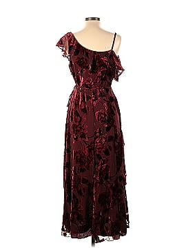 Hutch Red Velvet Ruffle Gown (view 2)
