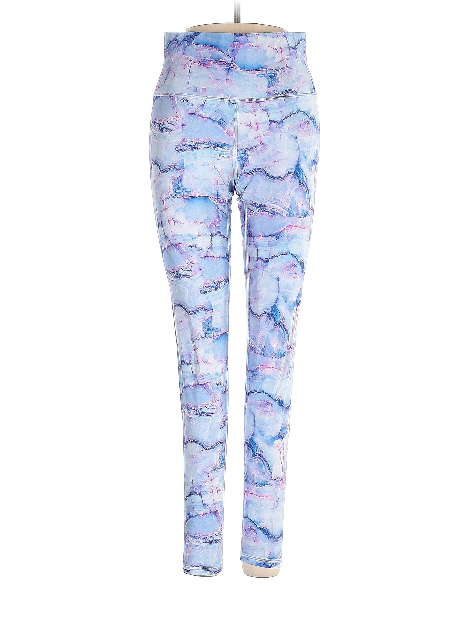 Terez Tie-dye Graphic Blue Leggings Size S - 66% off