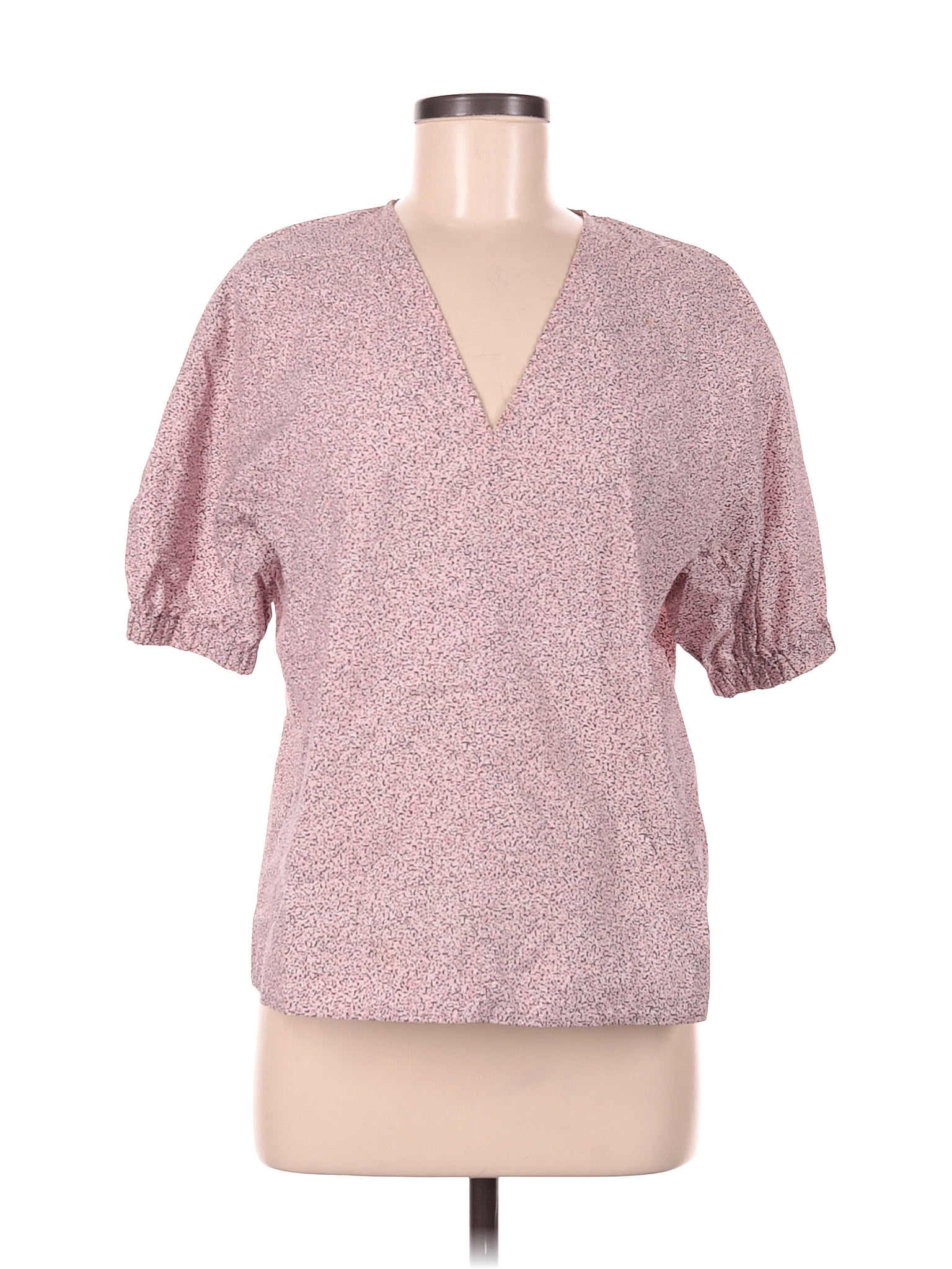 Cos Pink Short Sleeve Blouse Size 8 72 Off Thredup