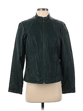 Christopher and banks outlet faux leather jacket