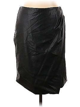 Great Jones Vegan Leather Overlay Skirt (view 1)
