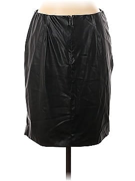 Great Jones Vegan Leather Overlay Skirt (view 2)