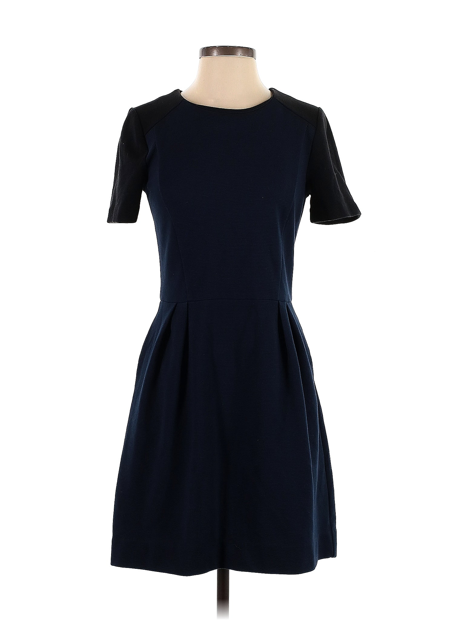 Madewell Solid Navy Blue Casual Dress Size 4 - 74% off | thredUP