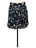 Ann Taylor LOFT 100% Polyester Floral Floral Motif Blue Casual Skirt Size 6 - photo 2