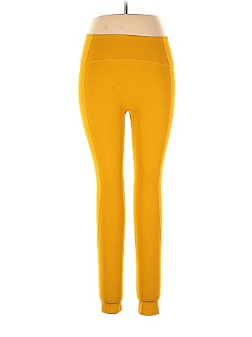 Buffbunny Solid Yellow Leggings Size XL - 52% off