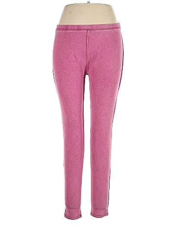 Simply Vera Vera Wang Pink Leggings Size XL - 59% off