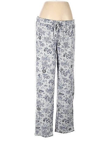 Lucky Brand Floral Multi Color Blue Casual Pants Size M - 67% off