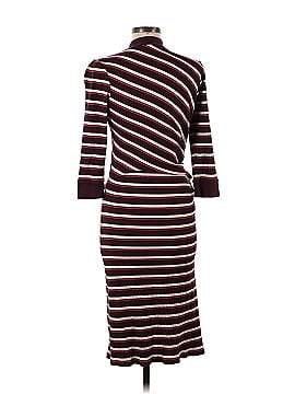 KINLY Striped Long Sleeve Tie Knot Dress (view 2)