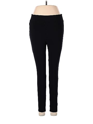 Ann Taylor LOFT 100% Rayon Polka Dots Black Casual Pants Size M (Petite) -  75% off