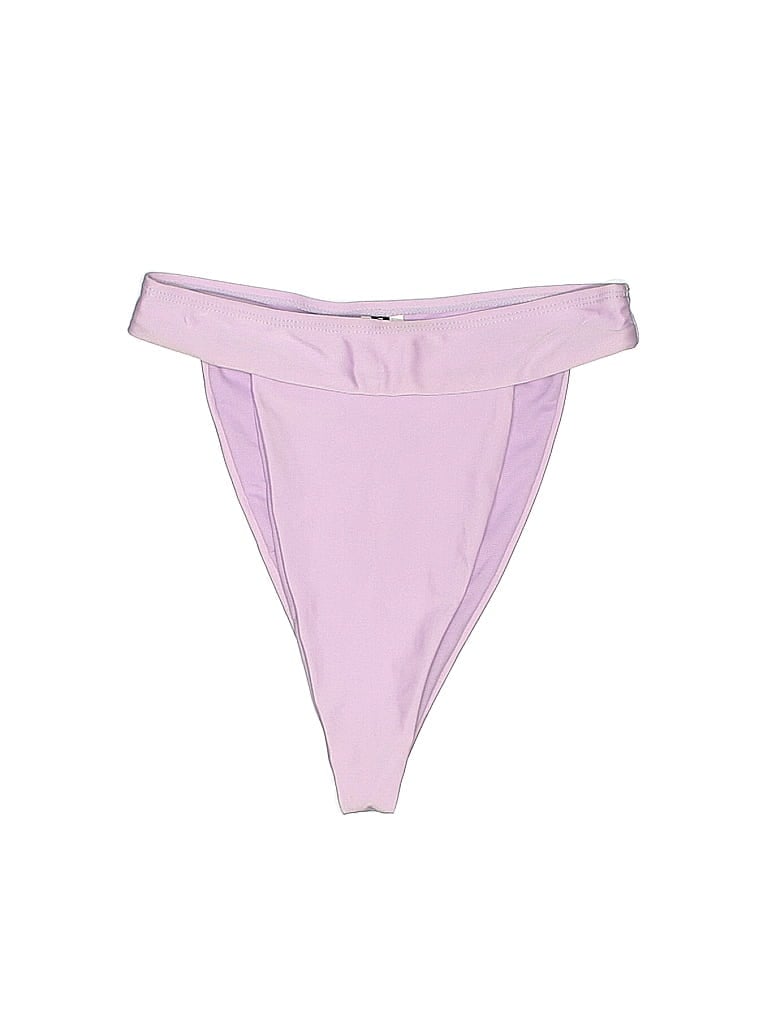 Pre-owned Prettylittlething Swimsuit Bottoms In Purple