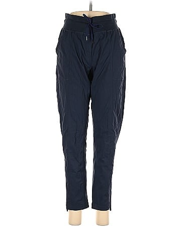 Crz Yoga Solid Navy Blue Active Pants Size 8 - 58% off