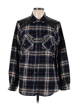 Express Long Sleeve Button-Down Shirt (view 1)