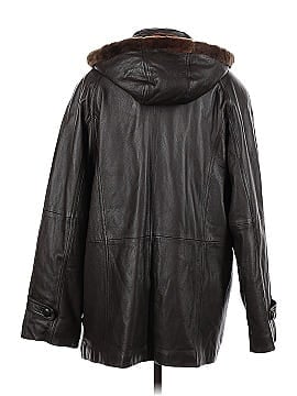Modele Chombert Hooded Leather Jacket (view 2)